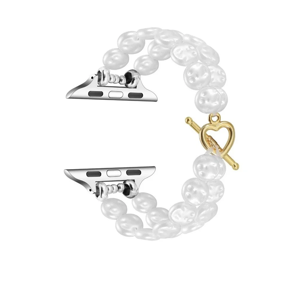 Posh Tech Ivory Resin Apple Watch Band PT - Eloise Pearl
